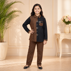 Timeless Twinning: Coordinated Kids' Button-Down Shirt & Trouser sets