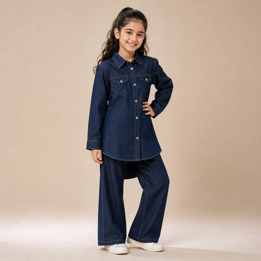Trendy Denim Outfit / 7 to 9 years