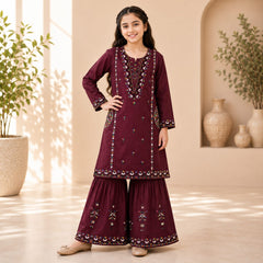 Kids Cotton Ghara & shirt Set 6–13 Years