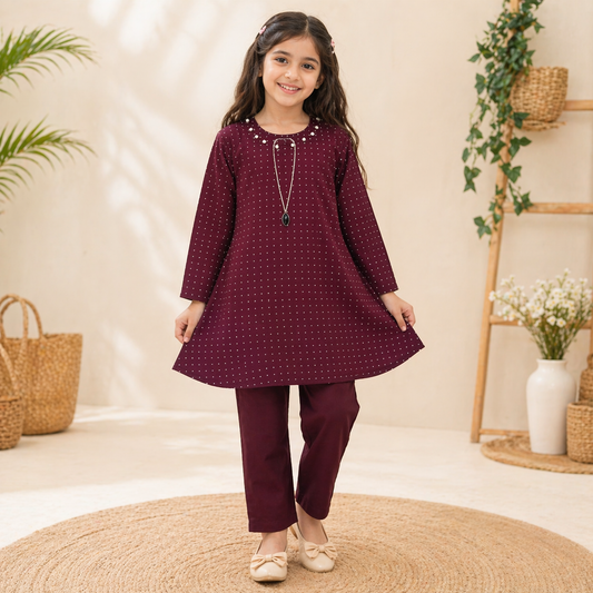 Stylish Western Gorget Outfit for Kids (Ages 6–13 Years)