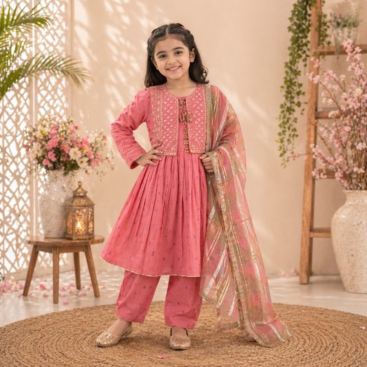 Stylish Cotton Koti Style 2-Piece Suit / 7 to 9 years