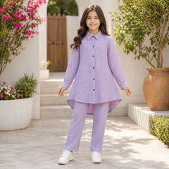 Girls Elegant Bubble Georgette Dress – Ages 6–13 Years