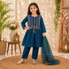 Stylish Cotton Koti Style 2-Piece Suit / 7 to 9 years