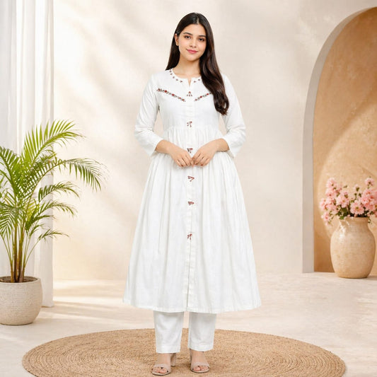 Elegant Crush Georgette Summer Dress – Medium Size
