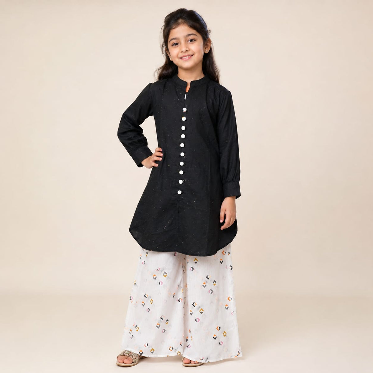 Kids Cotton lawn Plazo Printed Set 6–13 Years