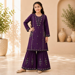 Kids Cotton Ghara & shirt  Set 6–13 Years